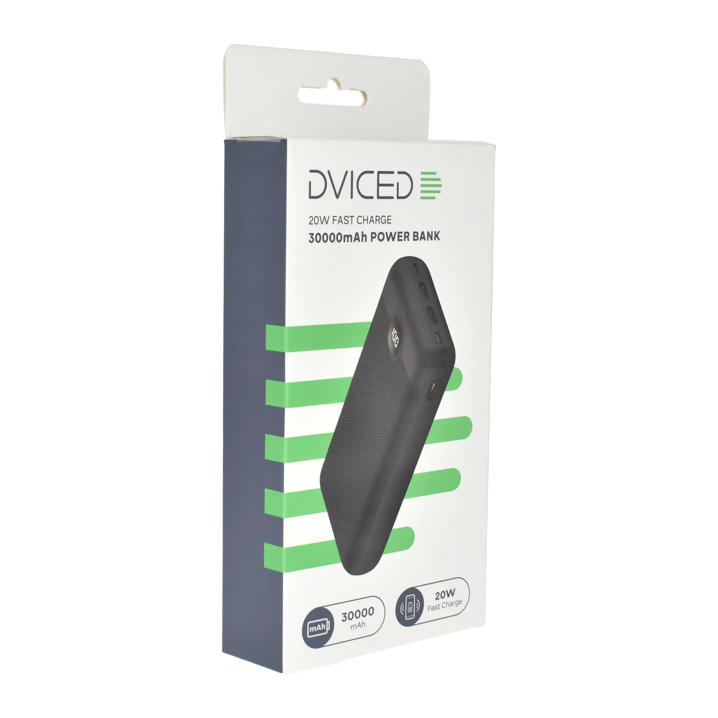 Dviced Power bank 30000mAh - crni — Dviced Power bank 30000mAh - crni