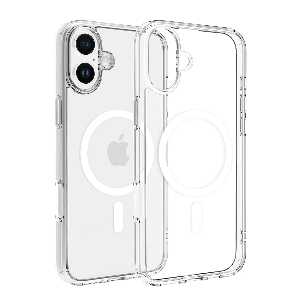 Dviced MagSafe clear case za iPhone 16 Plus - bijeli — Dviced MagSafe clear case za iPhone 16 Plus - bijeli