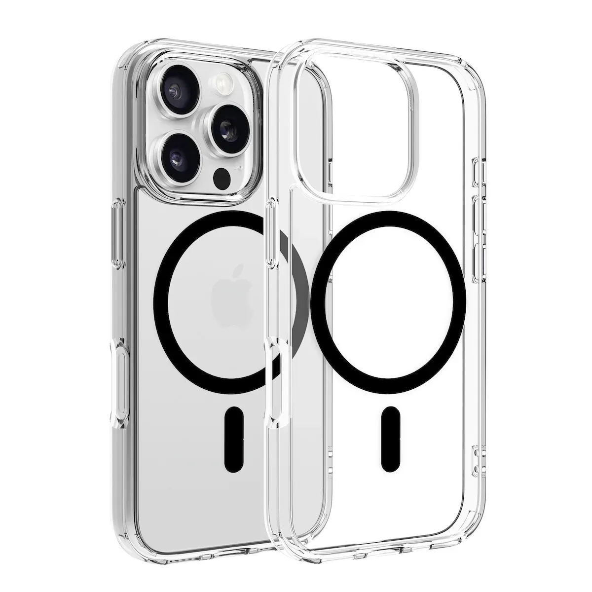 Dviced MagSafe clear case za iPhone 16 Pro - crni — Dviced MagSafe clear case za iPhone 16 Pro - crni