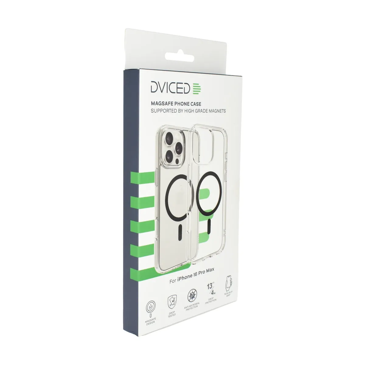 Dviced MagSafe clear case za iPhone 16 Pro Max - crni — Dviced MagSafe clear case za iPhone 16 Pro Max - crni