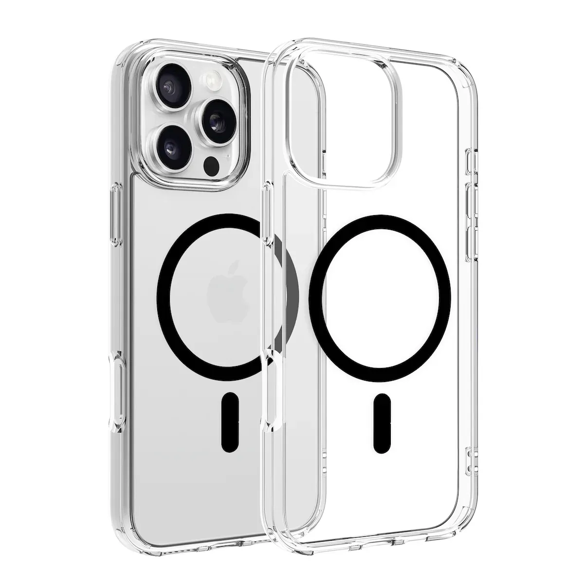 Dviced MagSafe clear case za iPhone 16 Pro Max - crni — Dviced MagSafe clear case za iPhone 16 Pro Max - crni