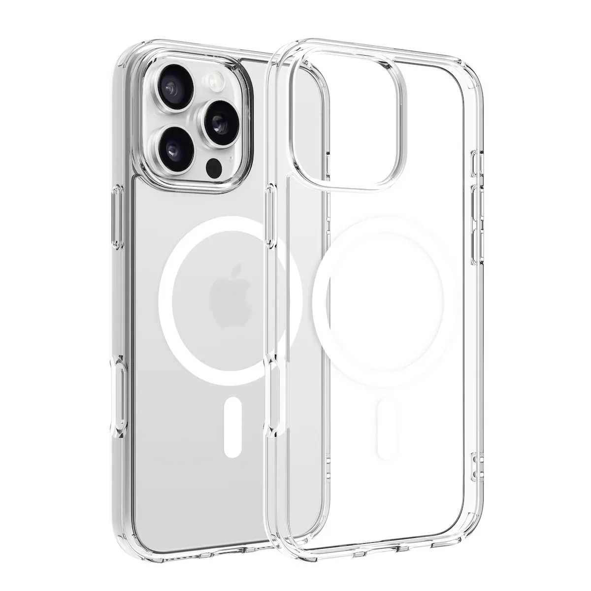 Dviced MagSafe clear case za iPhone 16 Pro Max - bijeli — Dviced MagSafe clear case za iPhone 16 Pro Max - bijeli