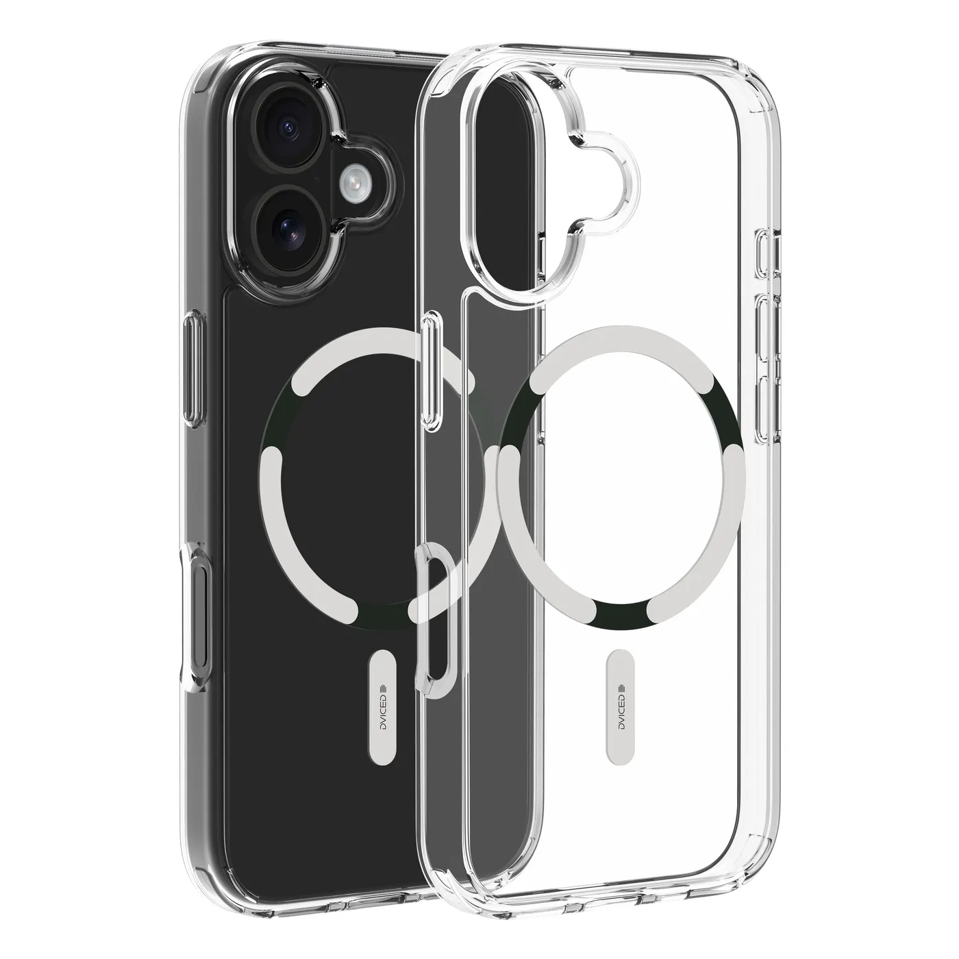 Dviced prozirna MagSafe maskica za iPhone 17 - bijela — Dviced prozirna MagSafe maskica za iPhone 17 - bijela