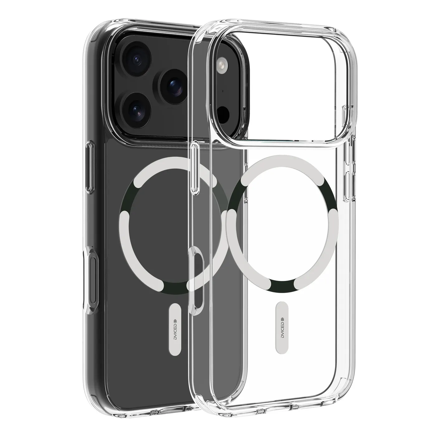 Dviced prozirna MagSafe maskica za iPhone 17 Pro - bijela — Dviced prozirna MagSafe maskica za iPhone 17 Pro - bijela