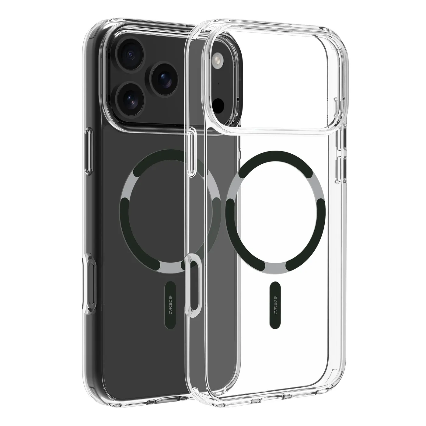 Dviced prozirna MagSafe maskica za iPhone 17 Pro Max - crna — Dviced prozirna MagSafe maskica za iPhone 17 Pro Max - crna
