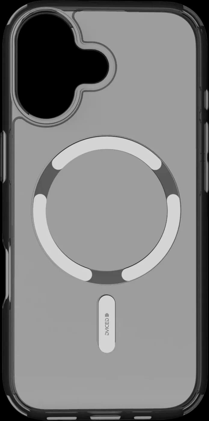 Dviced zatamnjena MagSafe maskica za iPhone 17 - srebrna — Dviced zatamnjena MagSafe maskica za iPhone 17 - srebrna