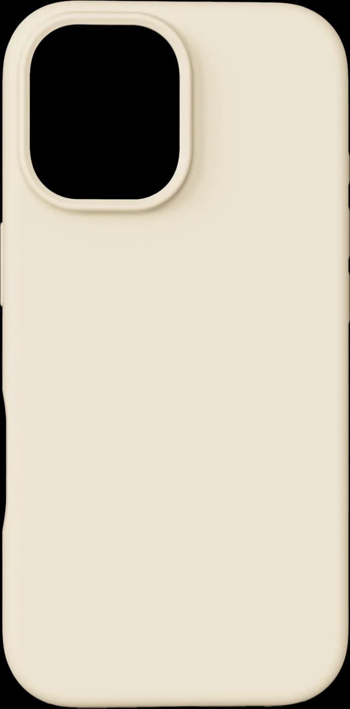Dviced silikonska MagSafe maskica za iPhone 17 - bež — Dviced silikonska MagSafe maskica za iPhone 17 - bež