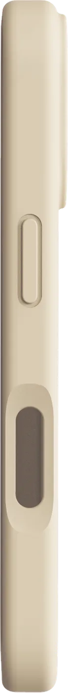 Dviced silikonska MagSafe maskica za iPhone 17 - bež — Dviced silikonska MagSafe maskica za iPhone 17 - bež