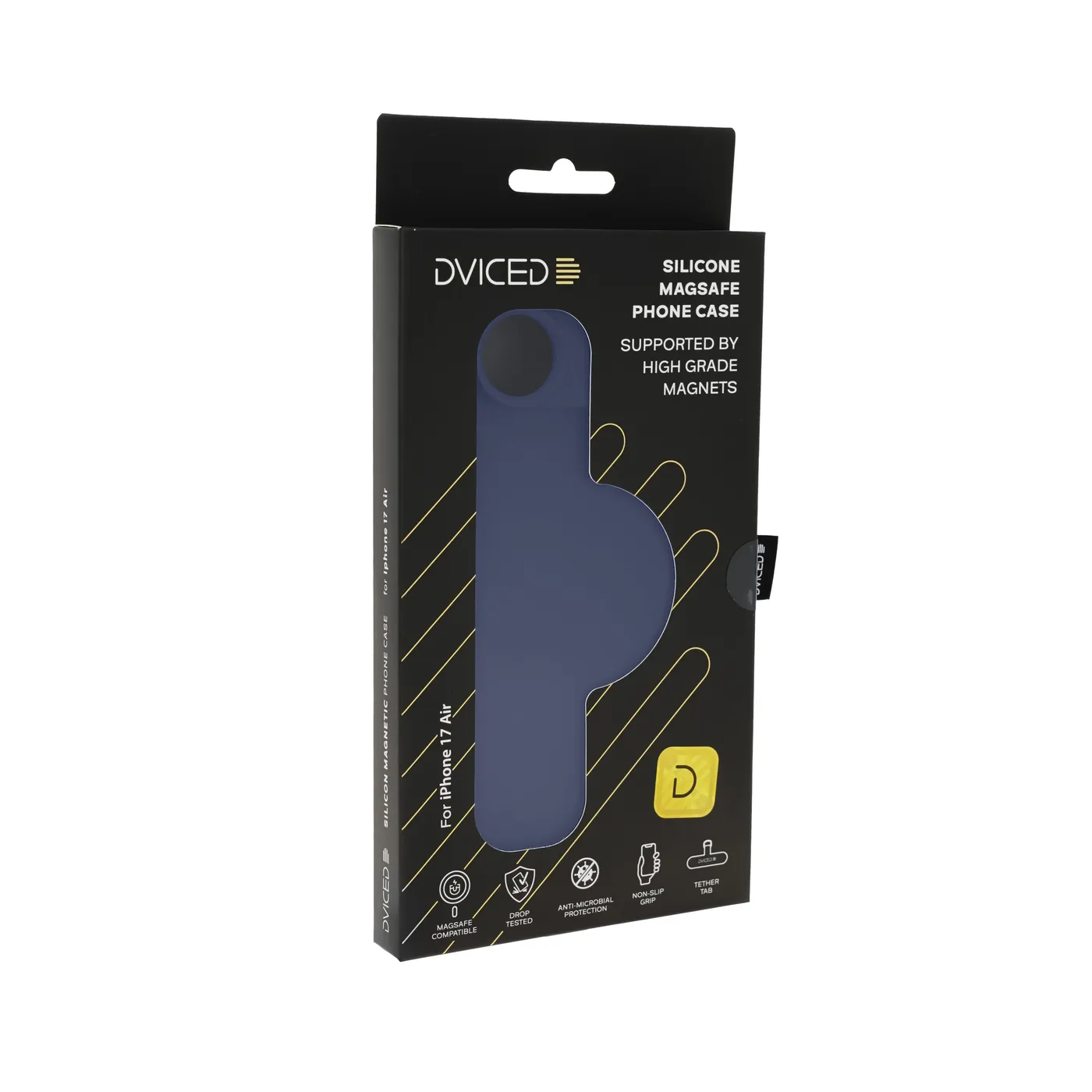 Dviced silikonska MagSafe maskica za iPhone 17 Air - plava — Dviced silikonska MagSafe maskica za iPhone 17 Air - plava