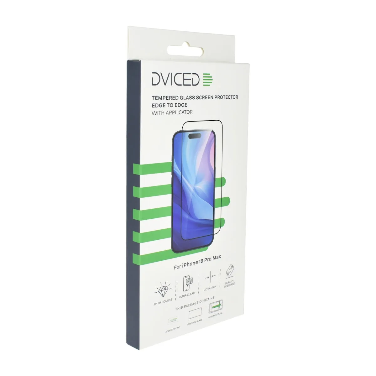 Dviced Tempered glass screen protector - iPhone 16 Pro Max — Dviced Tempered glass screen protector - iPhone 16 Pro Max