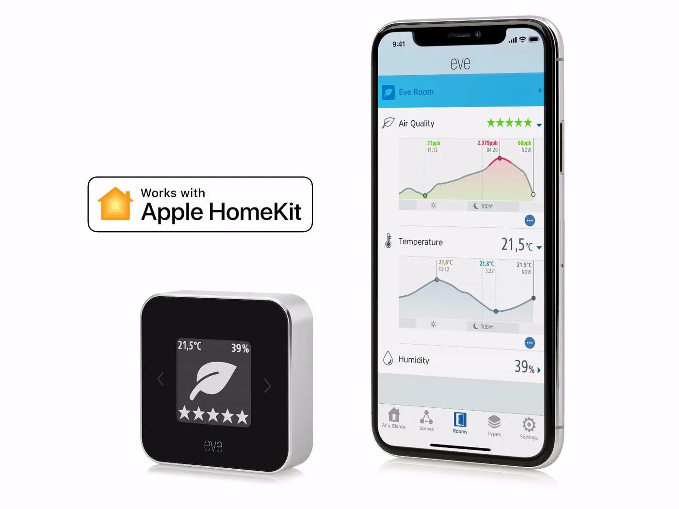 Eve Room Indoor Air Quality Monitor — Eve Room Indoor Air Quality Monitor