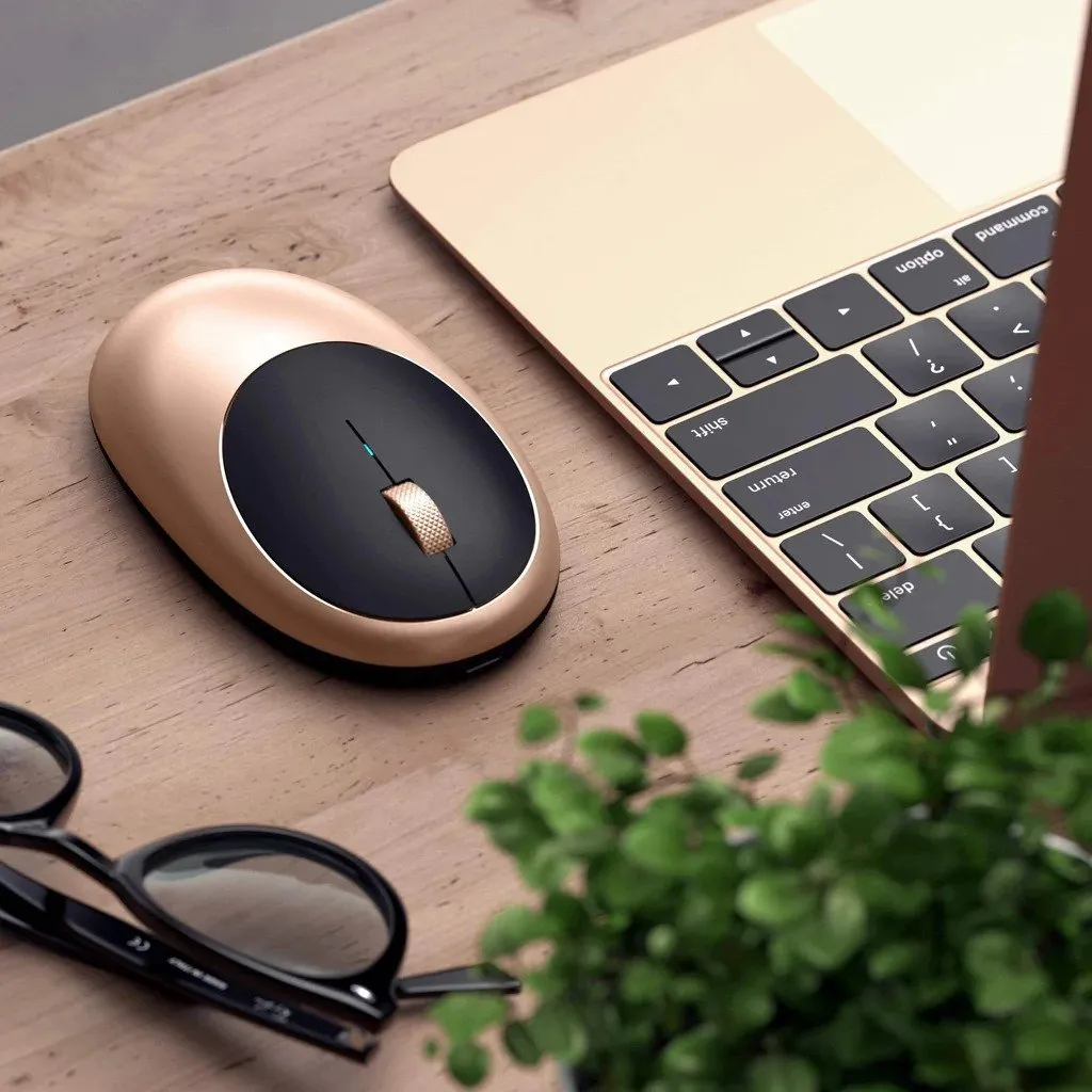 Satechi M1 Bluetooth bežični miš - zlatna — Satechi M1 Bluetooth bežični miš - zlatna