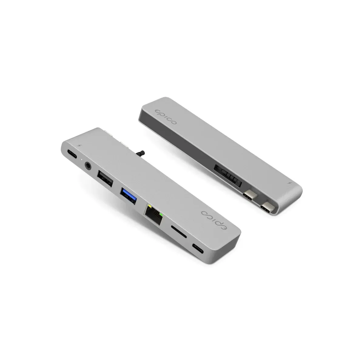 EPICO USB-C Hub Pro III - srebrni — EPICO USB-C Hub Pro III - srebrni