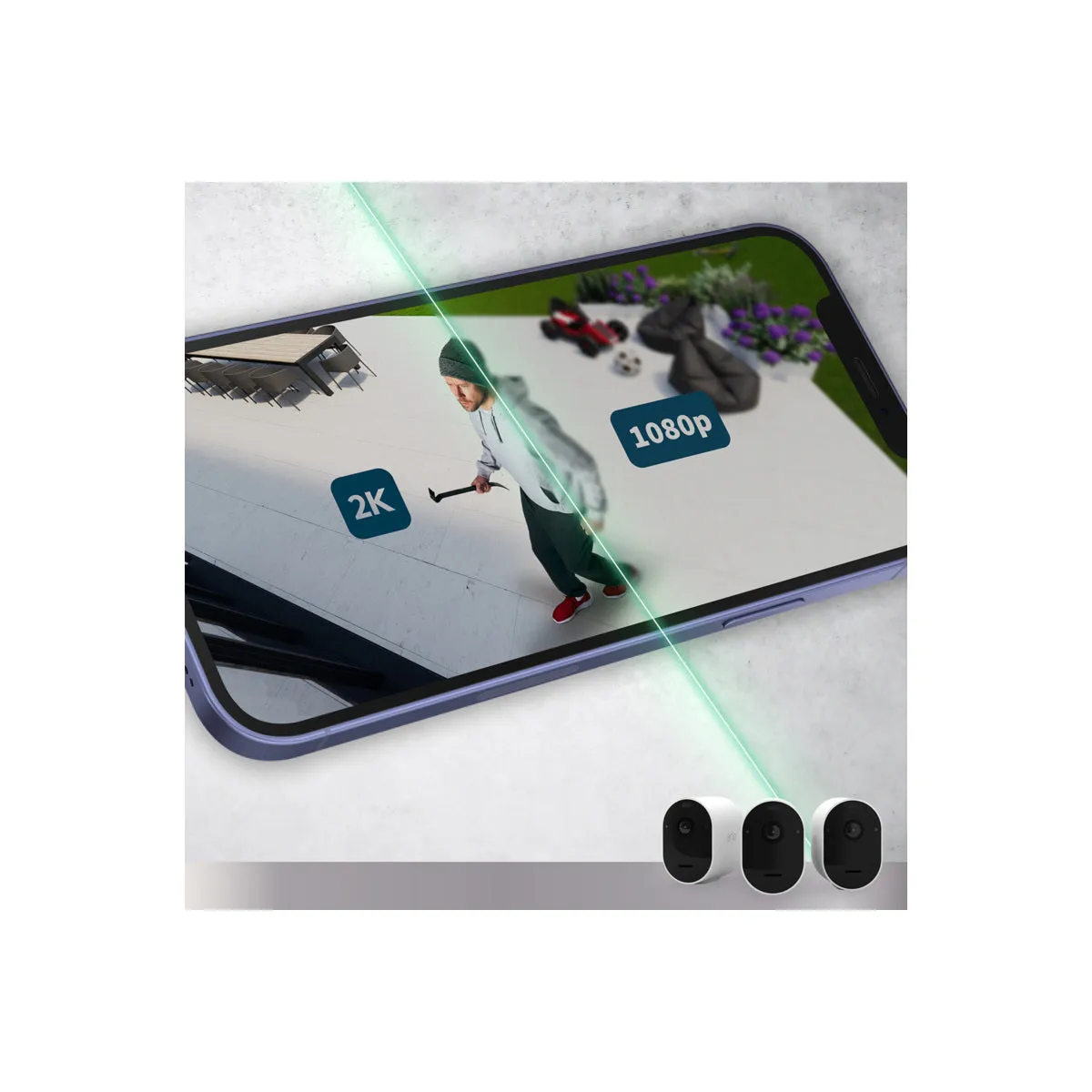 ARLO Pro 5 vanjska sigurnosna kamera (set s 2 kamere, bez bazne stanice) - bijela — ARLO Pro 5 vanjska sigurnosna kamera (set s 2 kamere, bez bazne stanice) - bijela