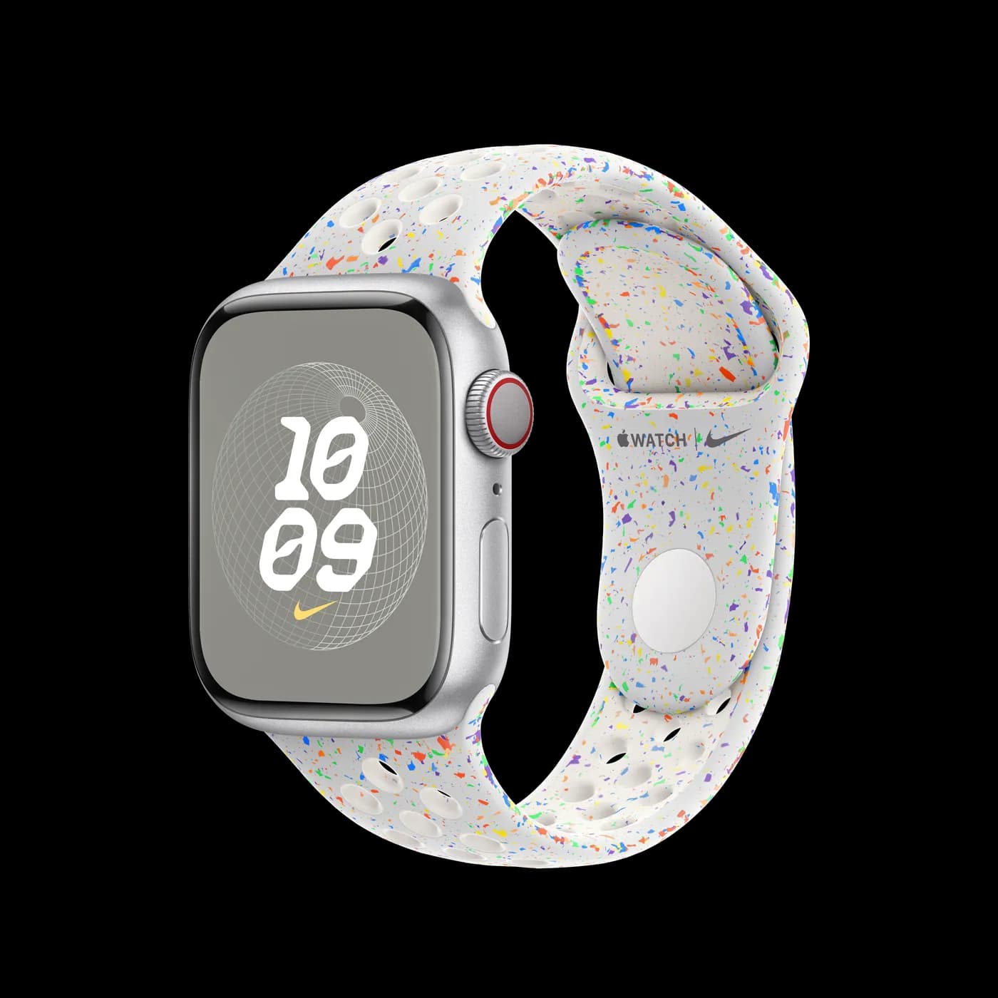 2023 Apple Watch Nike Sport Band — Platine pur · 41mm · M/L