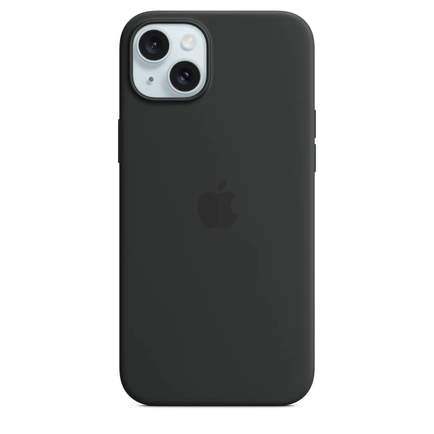 iPhone 15 Plus Silicone Case with MagSafe - crna — iPhone 15 Plus Silicone Case with MagSafe - crna