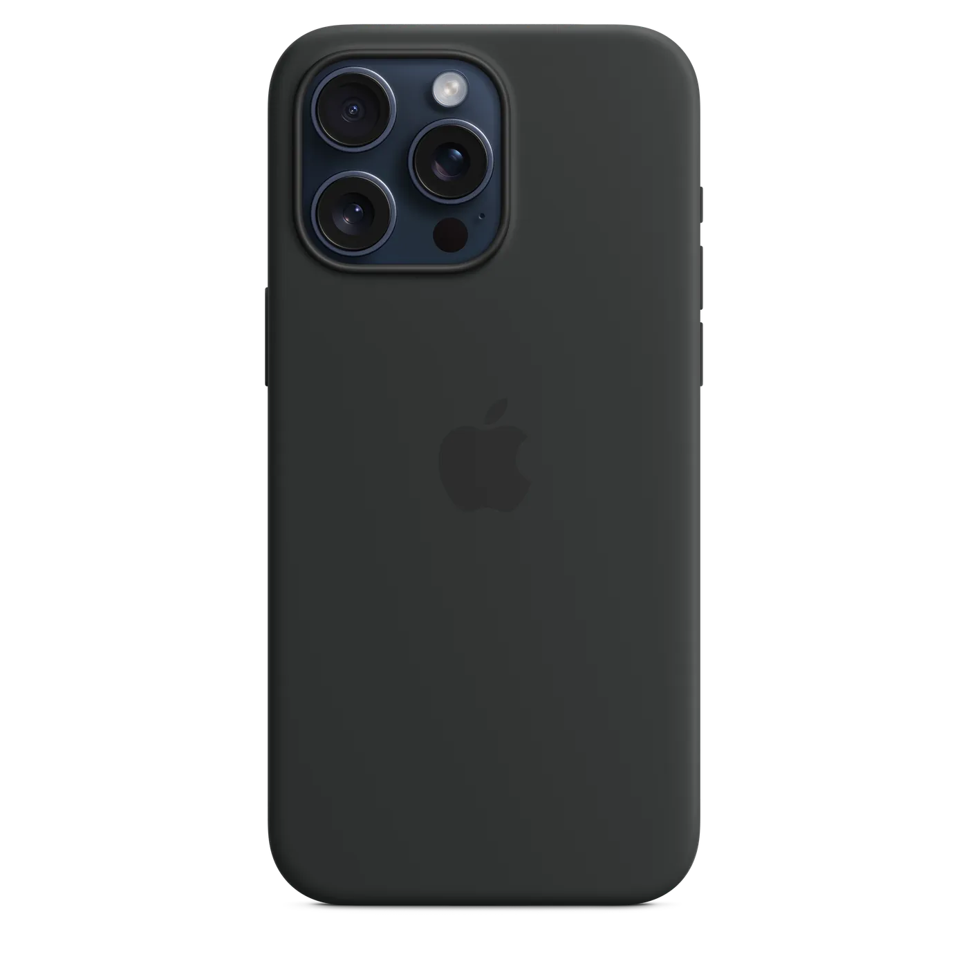 iPhone 15 Pro Max Silicone Case with MagSafe — Noir
