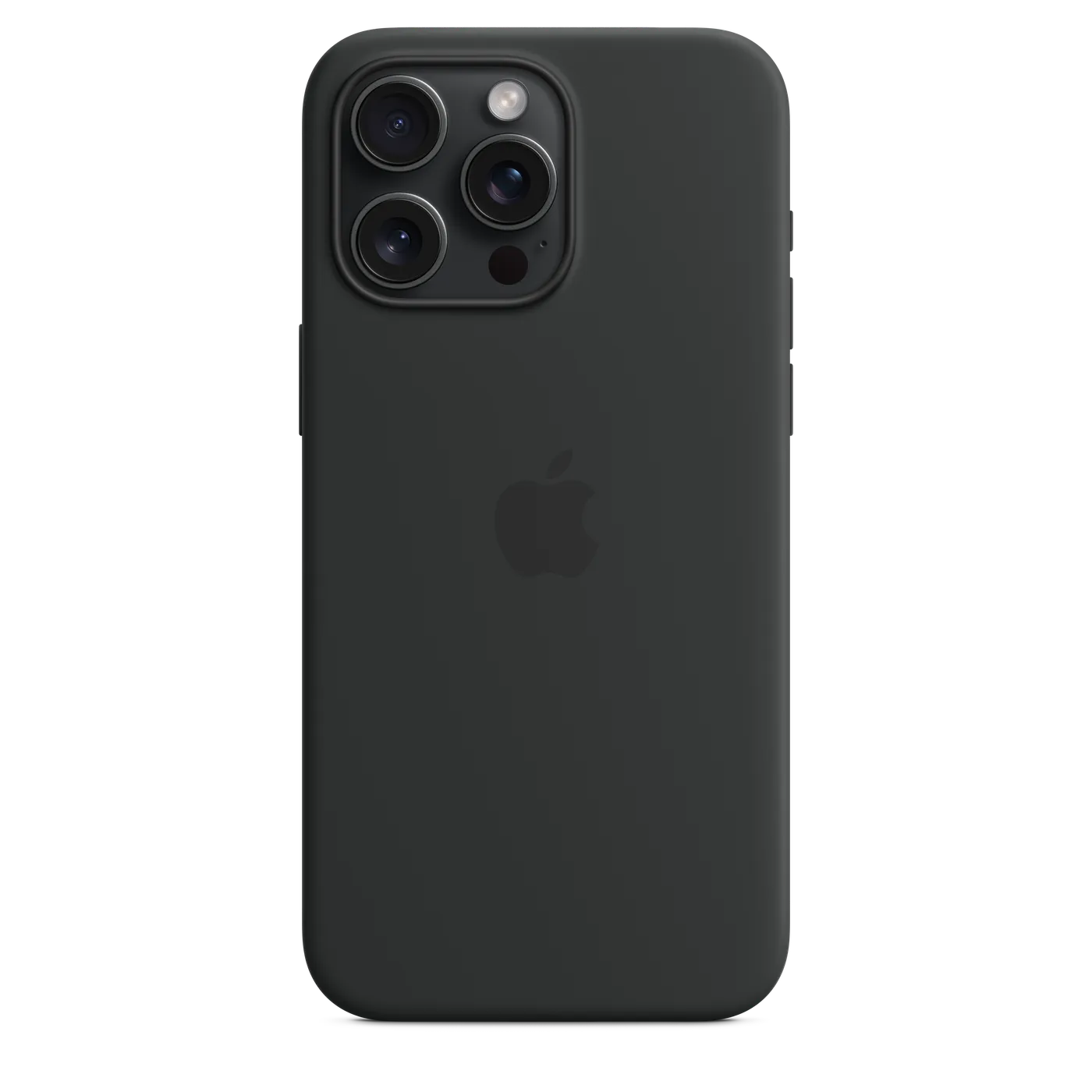 iPhone 15 Pro Max Silicone Case with MagSafe — Noir