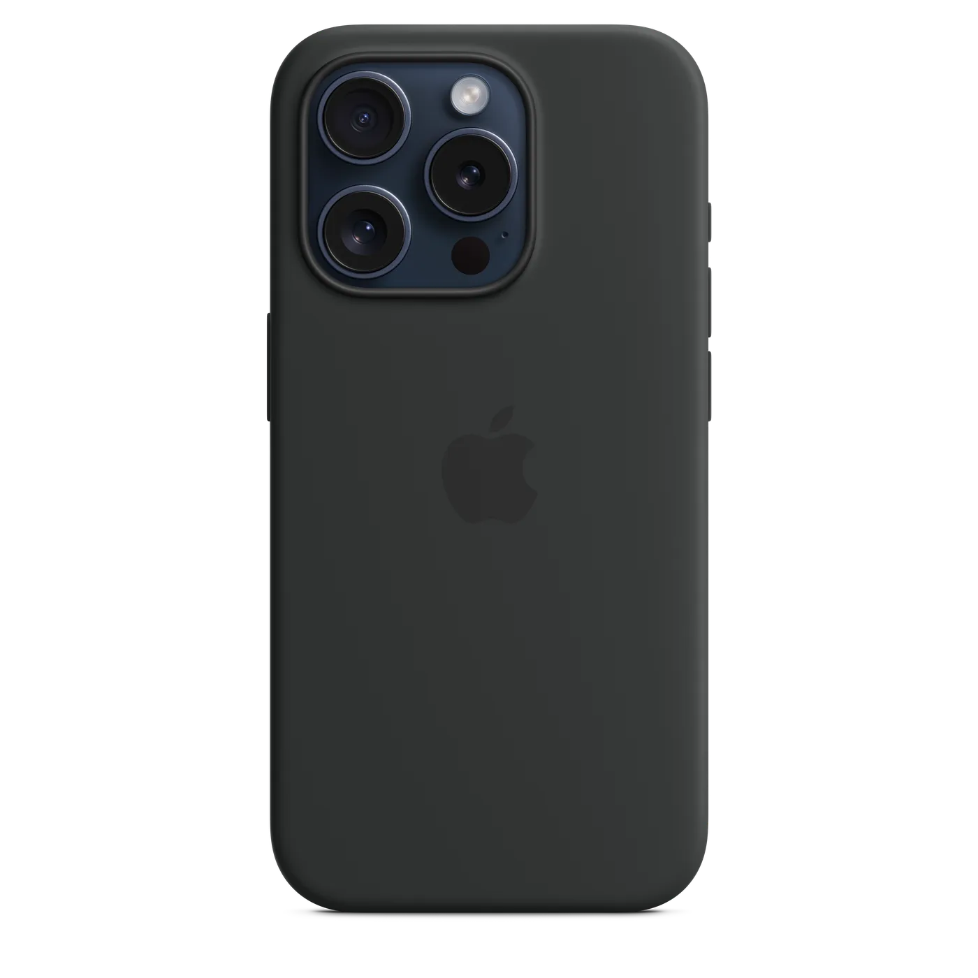 iPhone 15 Pro Silicone Case with MagSafe — Noir