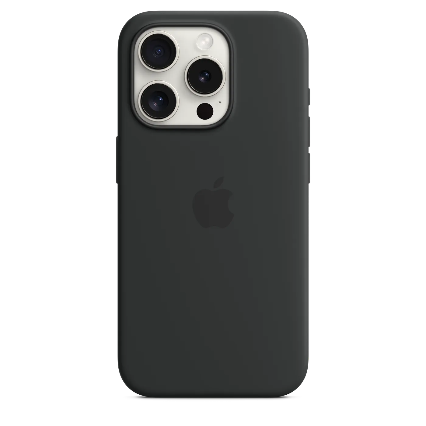 iPhone 15 Pro Silicone Case with MagSafe — Noir