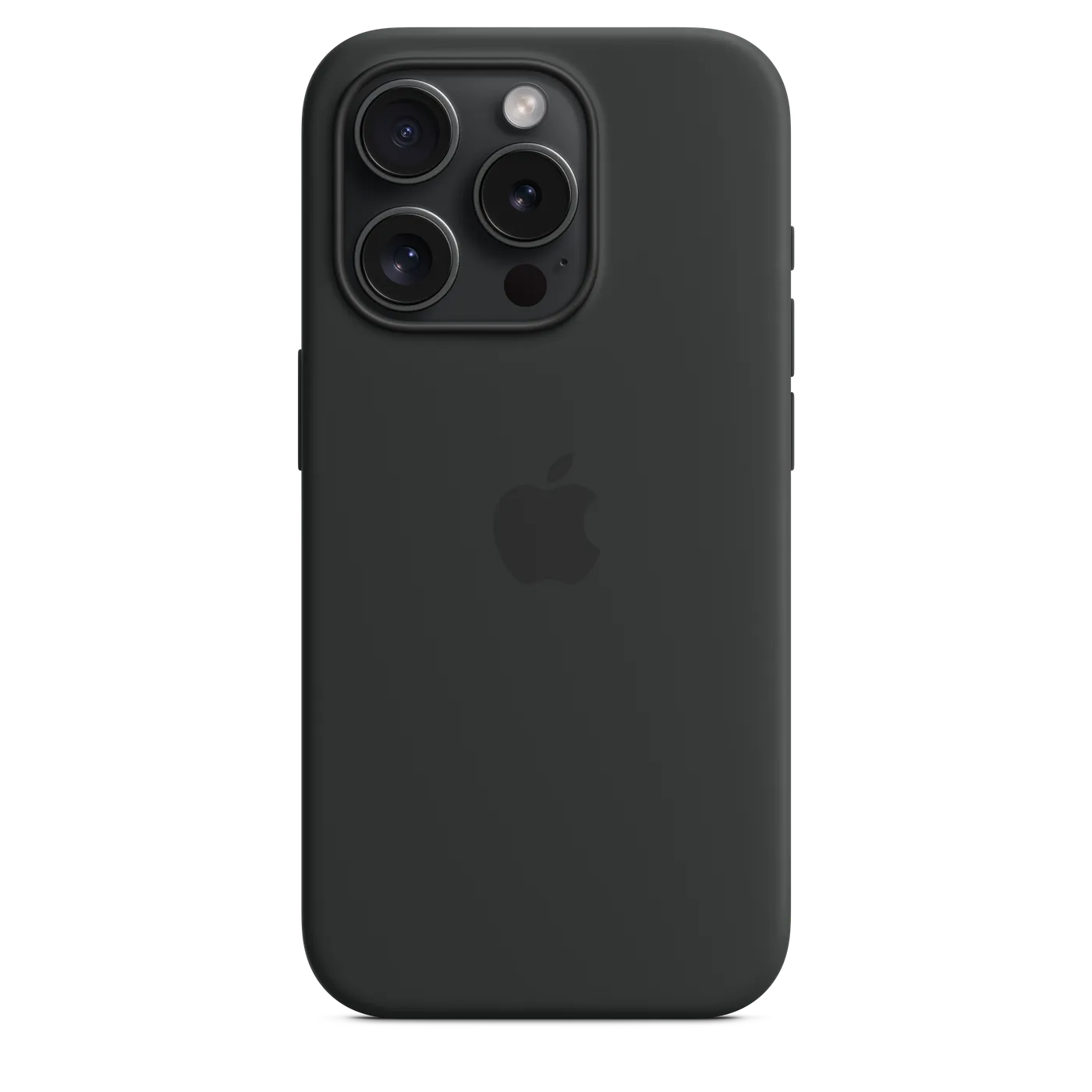 iPhone 15 Pro Silicone Case with MagSafe — Noir