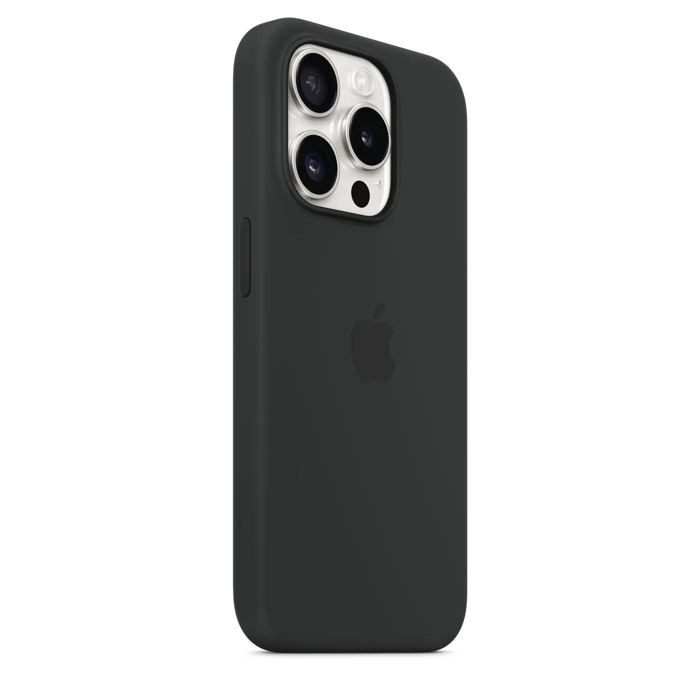 iPhone 15 Pro Silicone Case with MagSafe — Noir