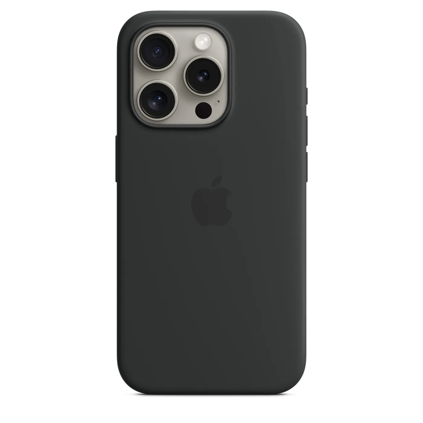 iPhone 15 Pro Silicone Case with MagSafe — Noir