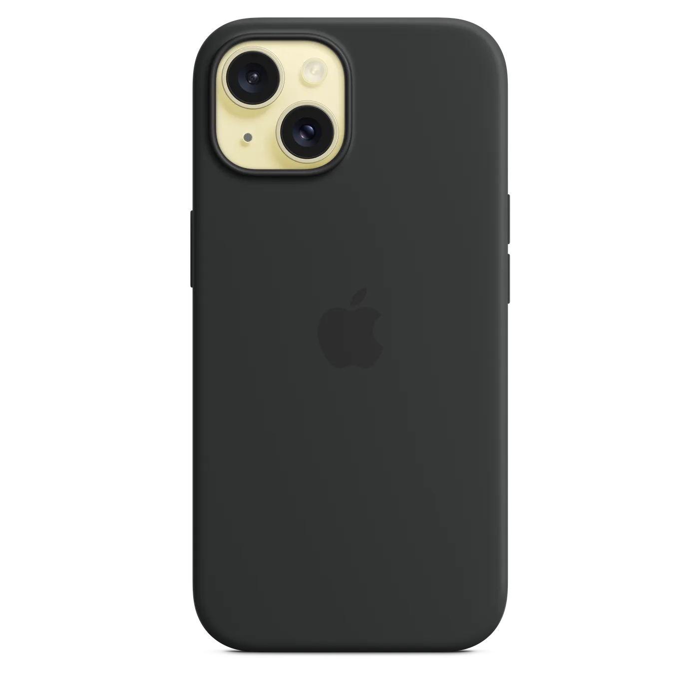 iPhone 15 Silicone Case with MagSafe — Noir
