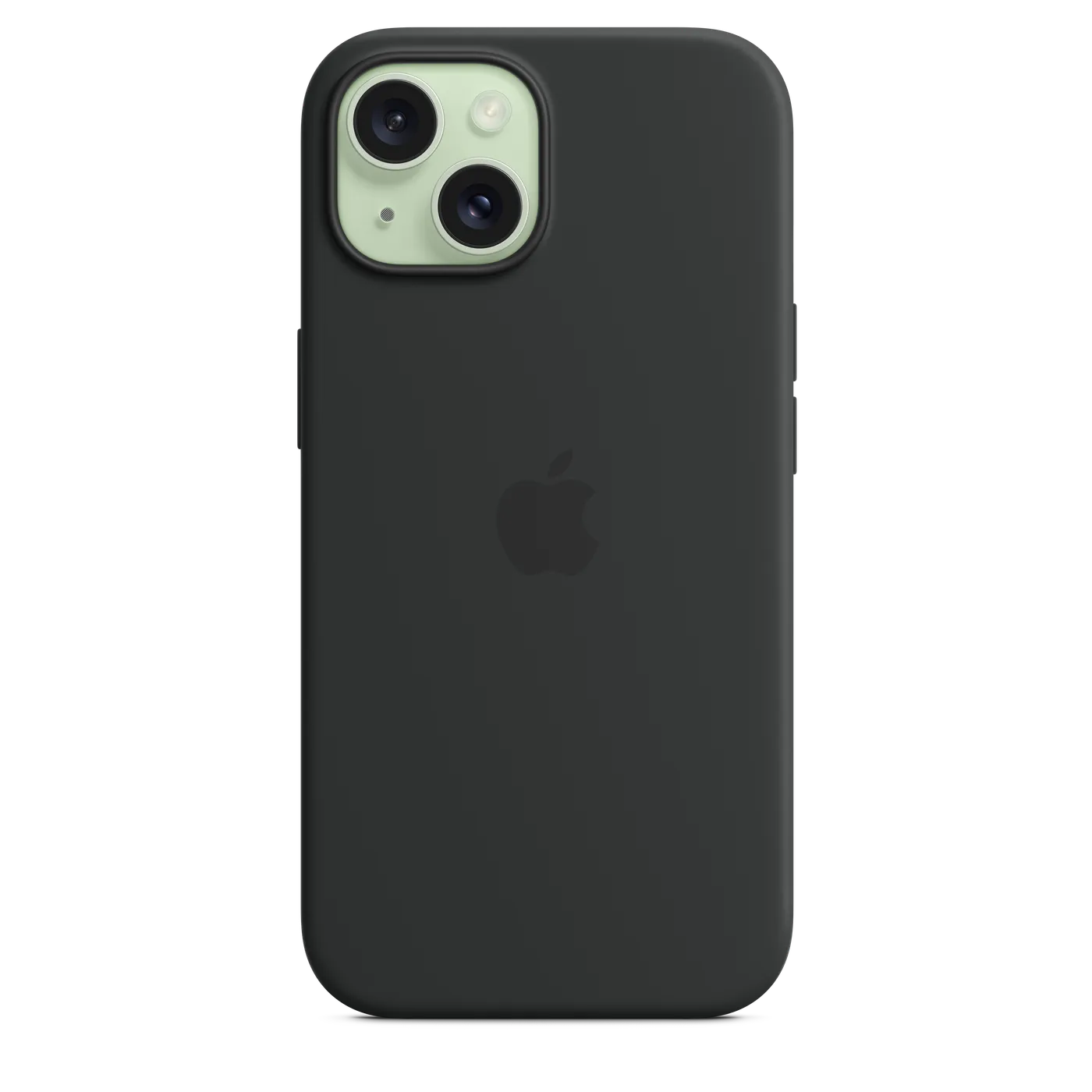 iPhone 15 Silicone Case with MagSafe — Noir