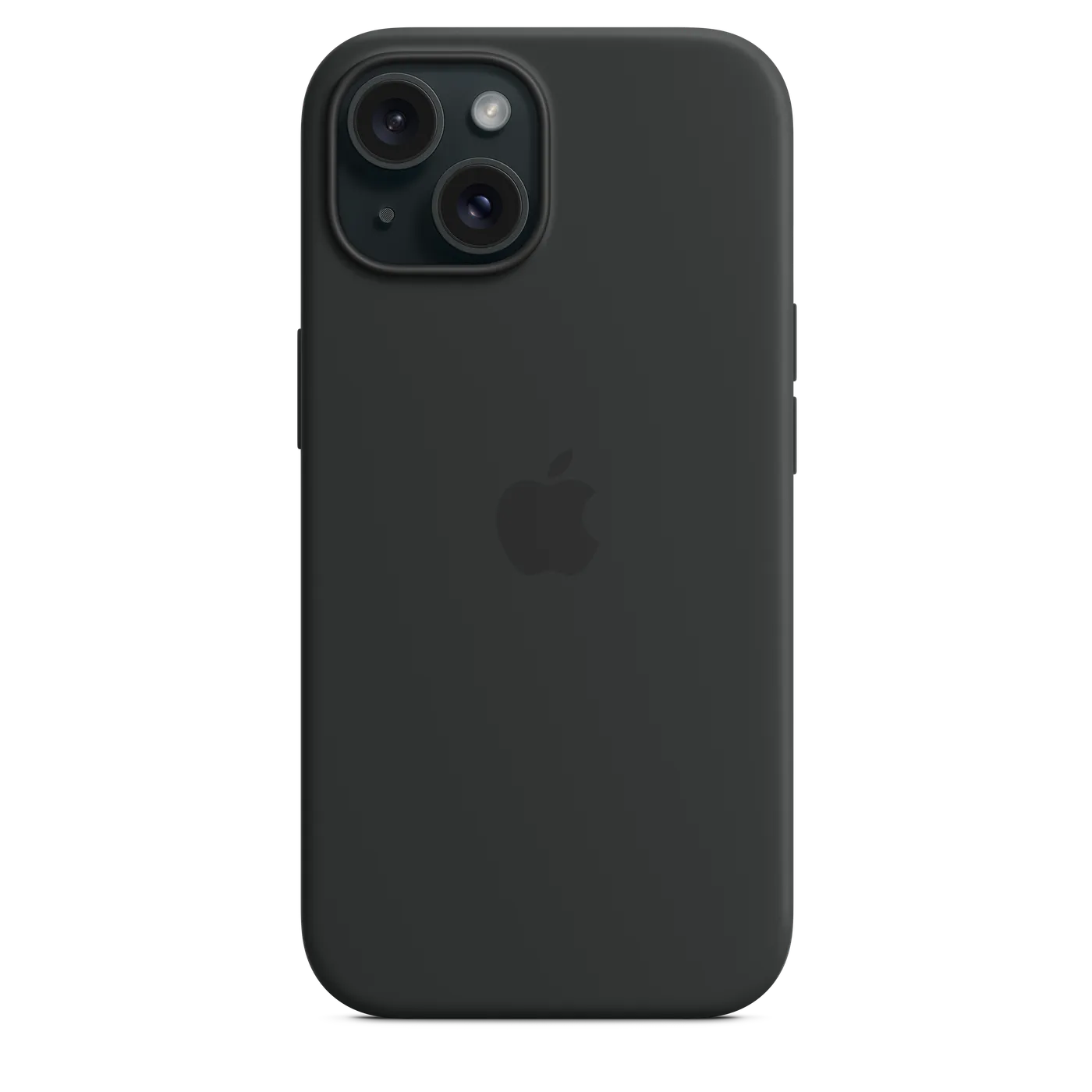 iPhone 15 Silicone Case with MagSafe — Noir