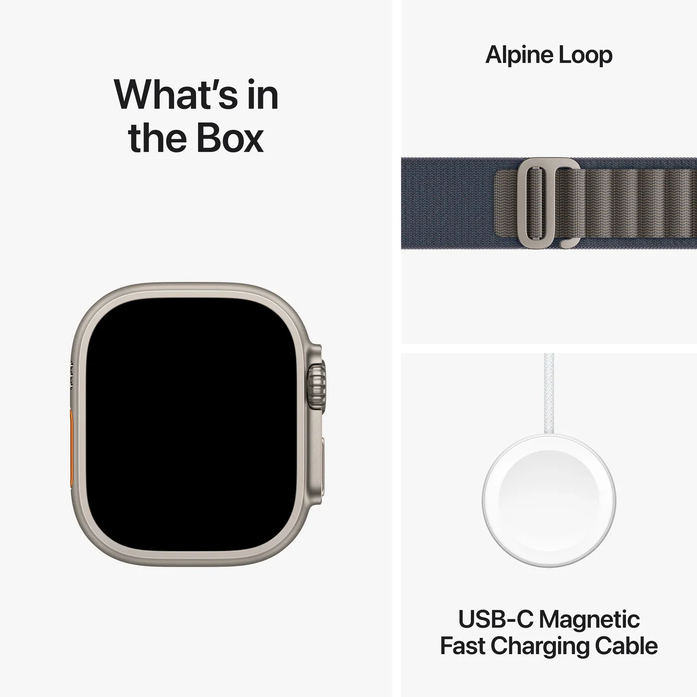Apple Watch Ultra 2 Alpine Loop — Bleu · Petit