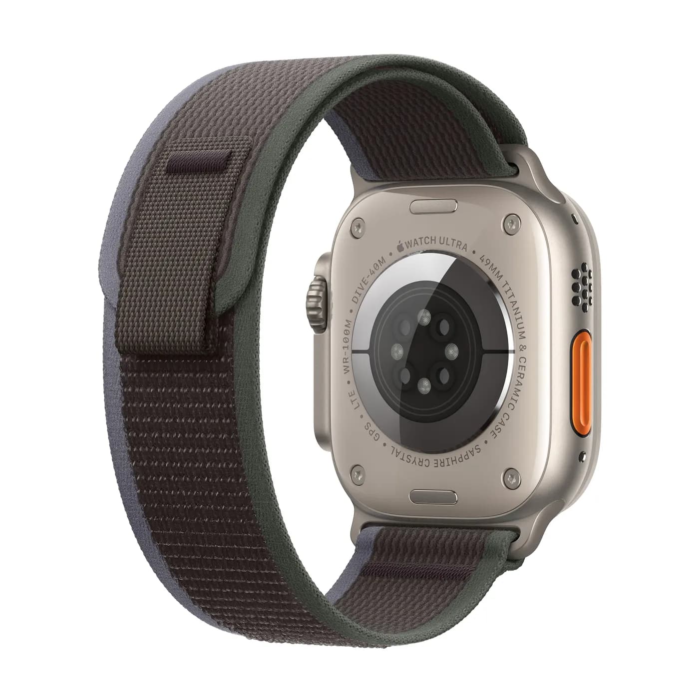Apple Watch Ultra 2 GPS + Cellular 49mm - kućište od titana s plavom/crnom Trail Loopom - S/M — Apple Watch Ultra 2 GPS + Cellular 49mm - kućište od titana s plavom/crnom Trail Loopom - S/M