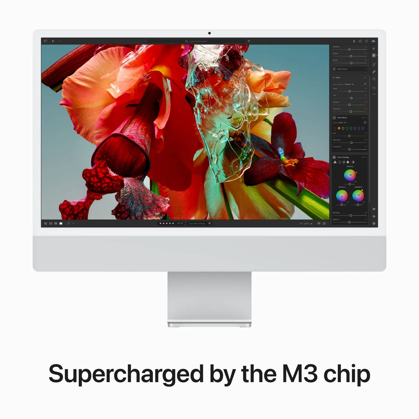 24-inčni iMac Retina 4.5K: M3 s 8-jezgrenim CPU i 10-jezgrenim GPU, 24 Go, 1 To - srebrna - međunarodna tipkovnica — 24-inčni iMac Retina 4.5K: M3 s 8-jezgrenim CPU i 10-jezgrenim GPU, 24 Go, 1 To - srebrna - međunarodna tipkovnica