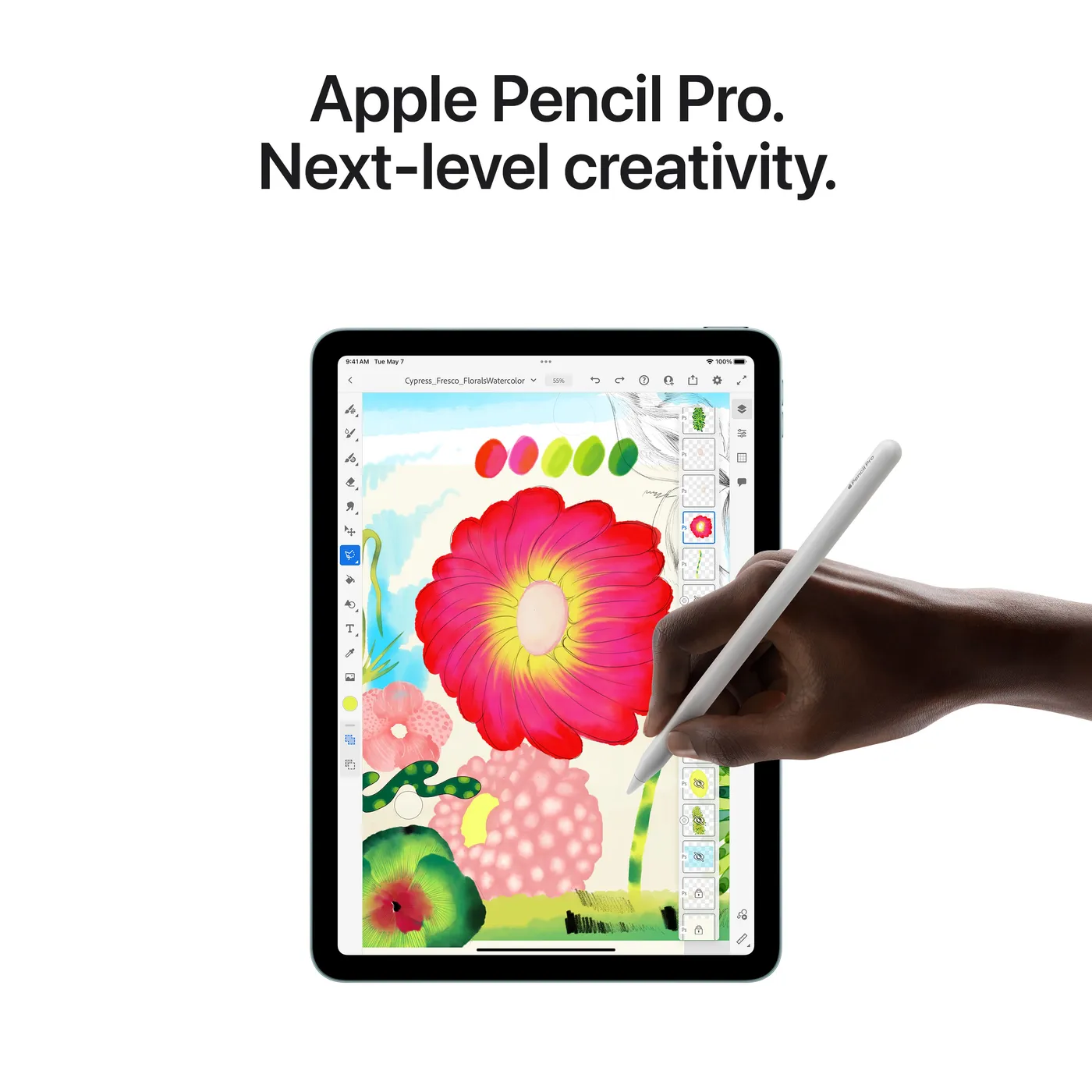 11-inch iPad Air M2 — Lumière stellaire · 1 To · Wi-Fi + Cellular