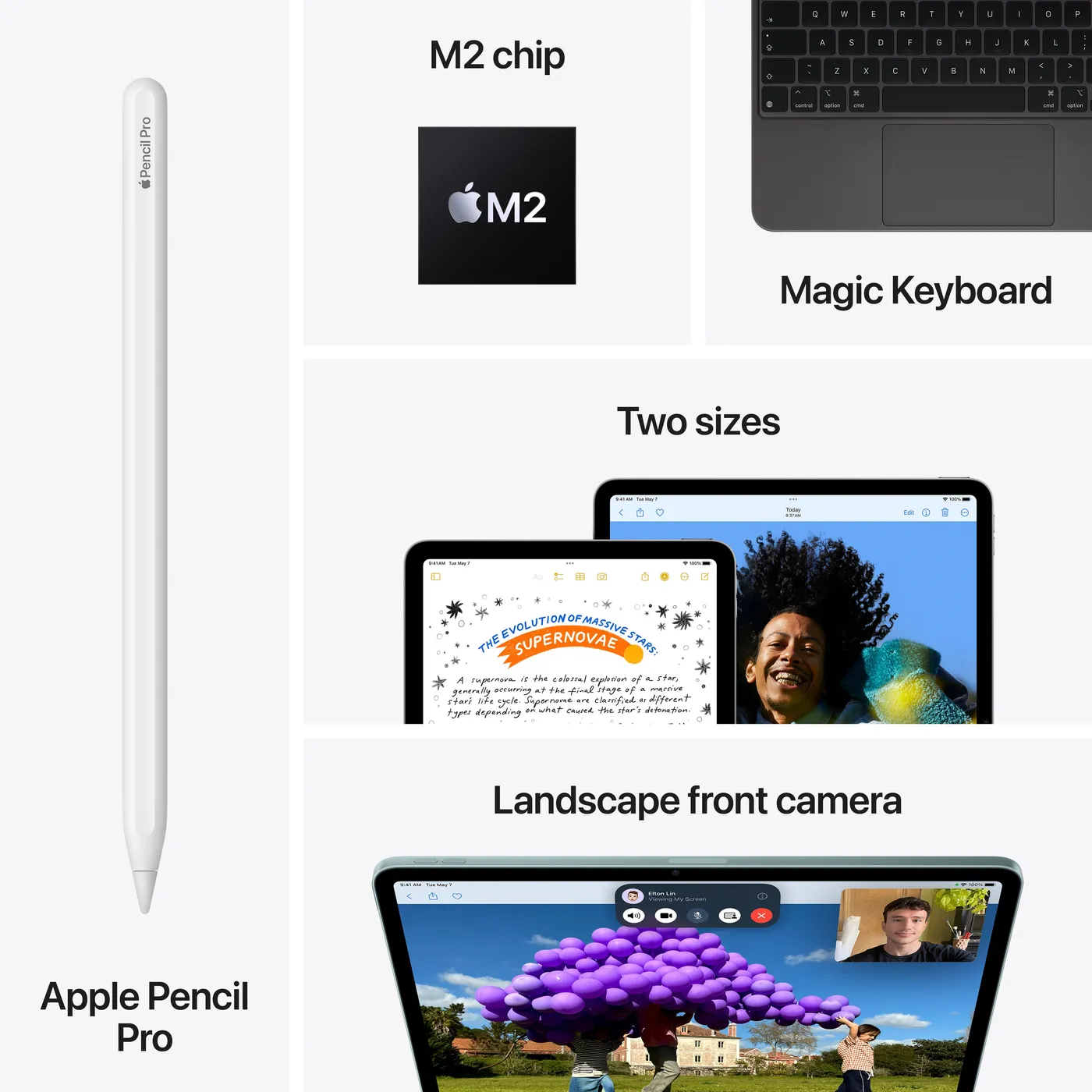 11-inch iPad Air M2 — Lumière stellaire · 1 To · Wi-Fi + Cellular