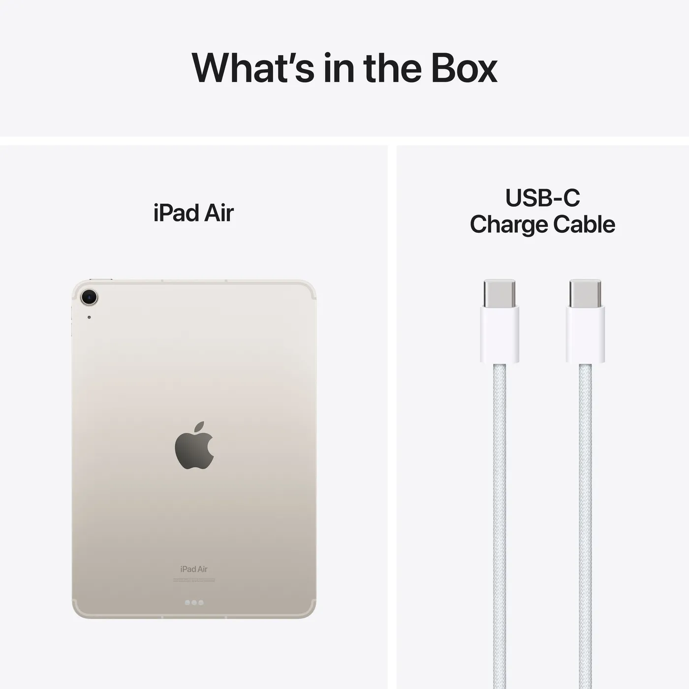 11-inch iPad Air M2 — Lumière stellaire · 1 To · Wi-Fi + Cellular