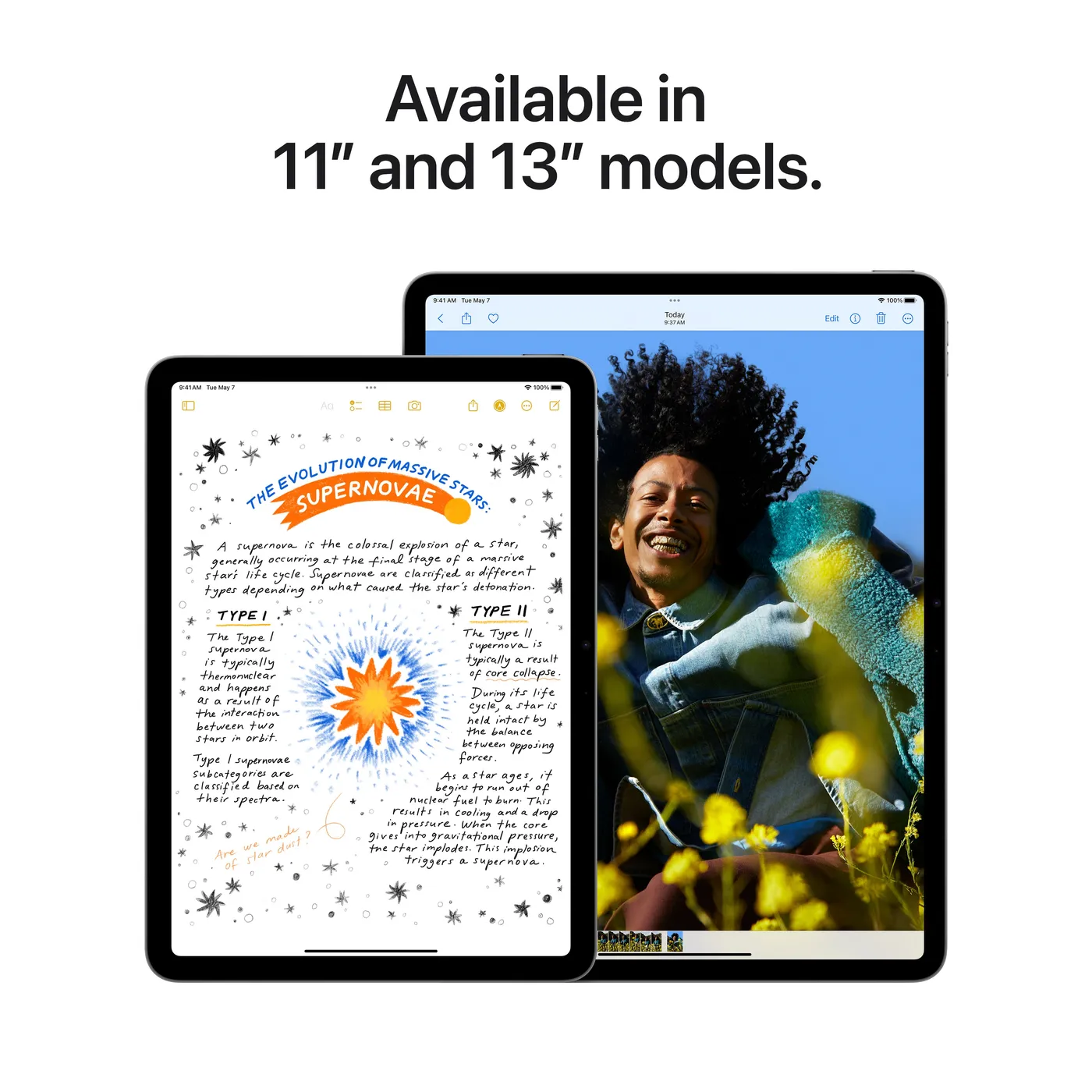 13-inch iPad Air M2 — Gris sidéral · 128 Go · Wi-Fi