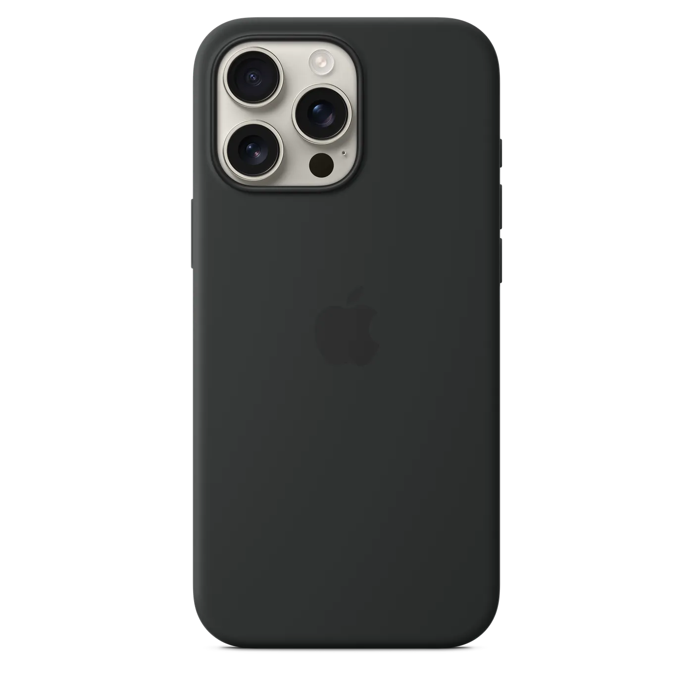 iPhone 16 Pro Max Silicone Case with MagSafe — Noir