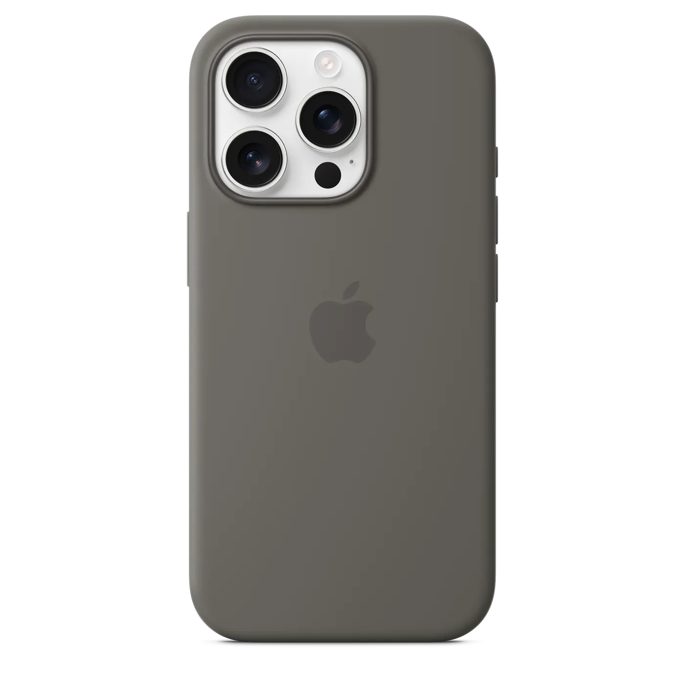 iPhone 16 Pro Silicone Case with MagSafe — Gris pierre