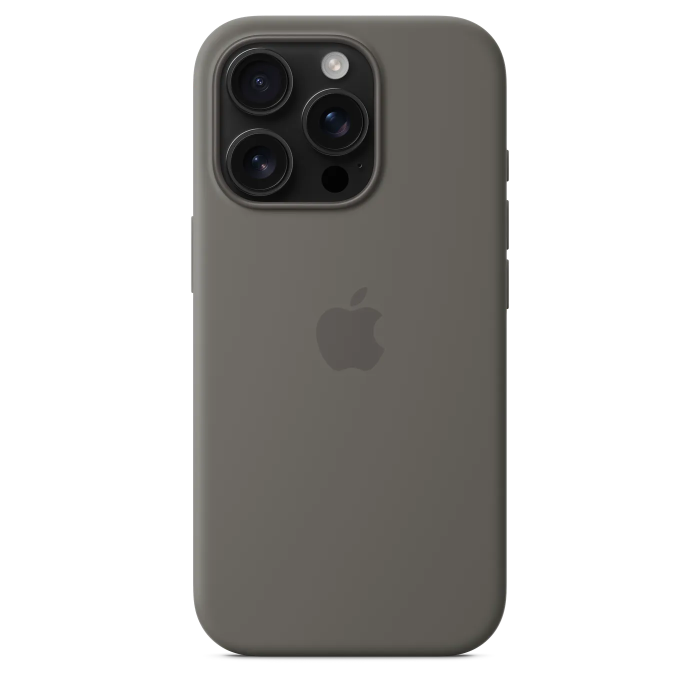 iPhone 16 Pro Silicone Case with MagSafe — Gris pierre