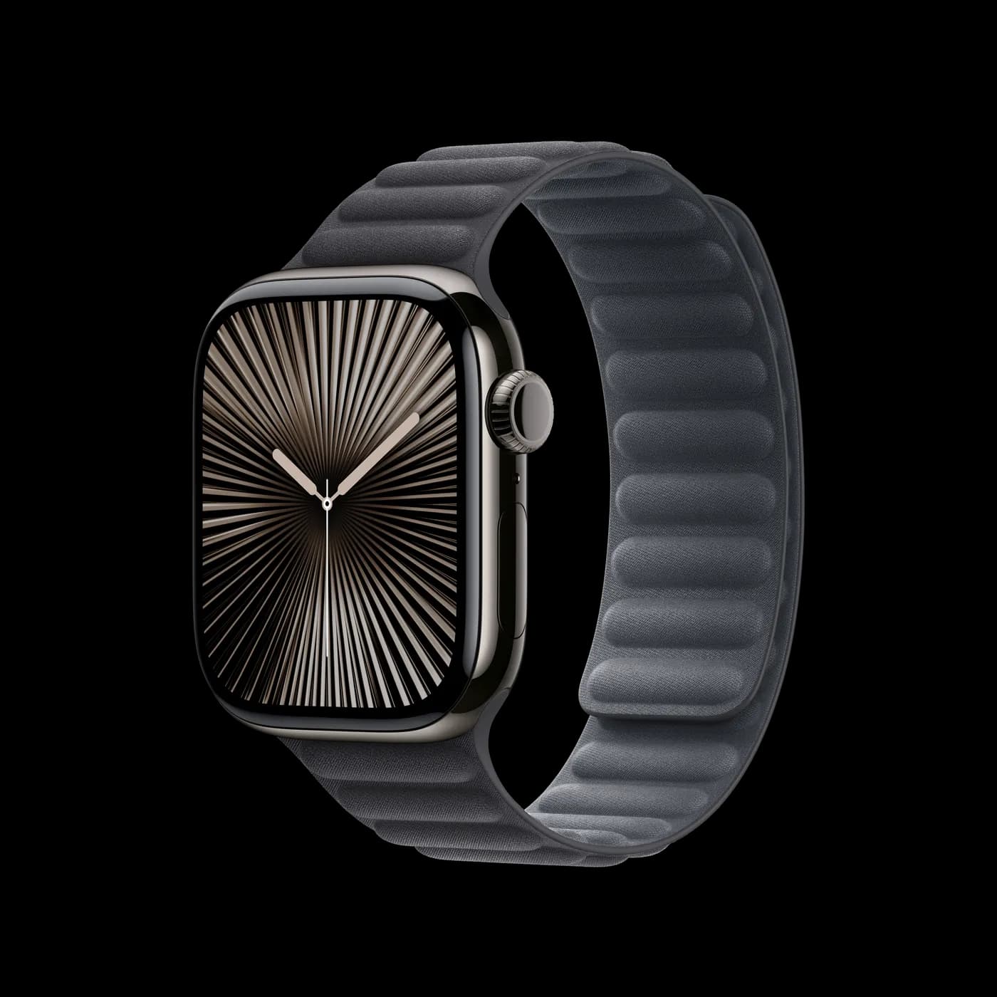 2024 Apple Watch Magnetic Link — Noir · 42mm · M/L