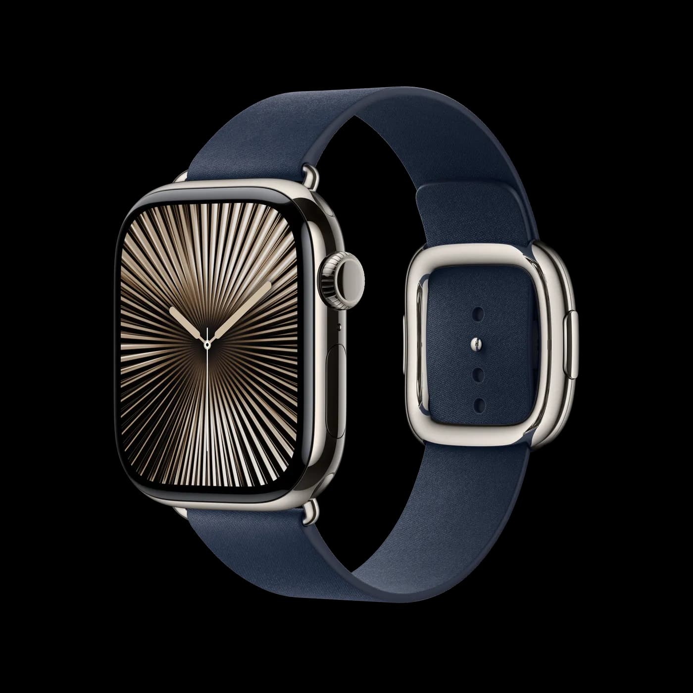 2024 Apple Watch Modern Buckle — Bleu intense · Petit