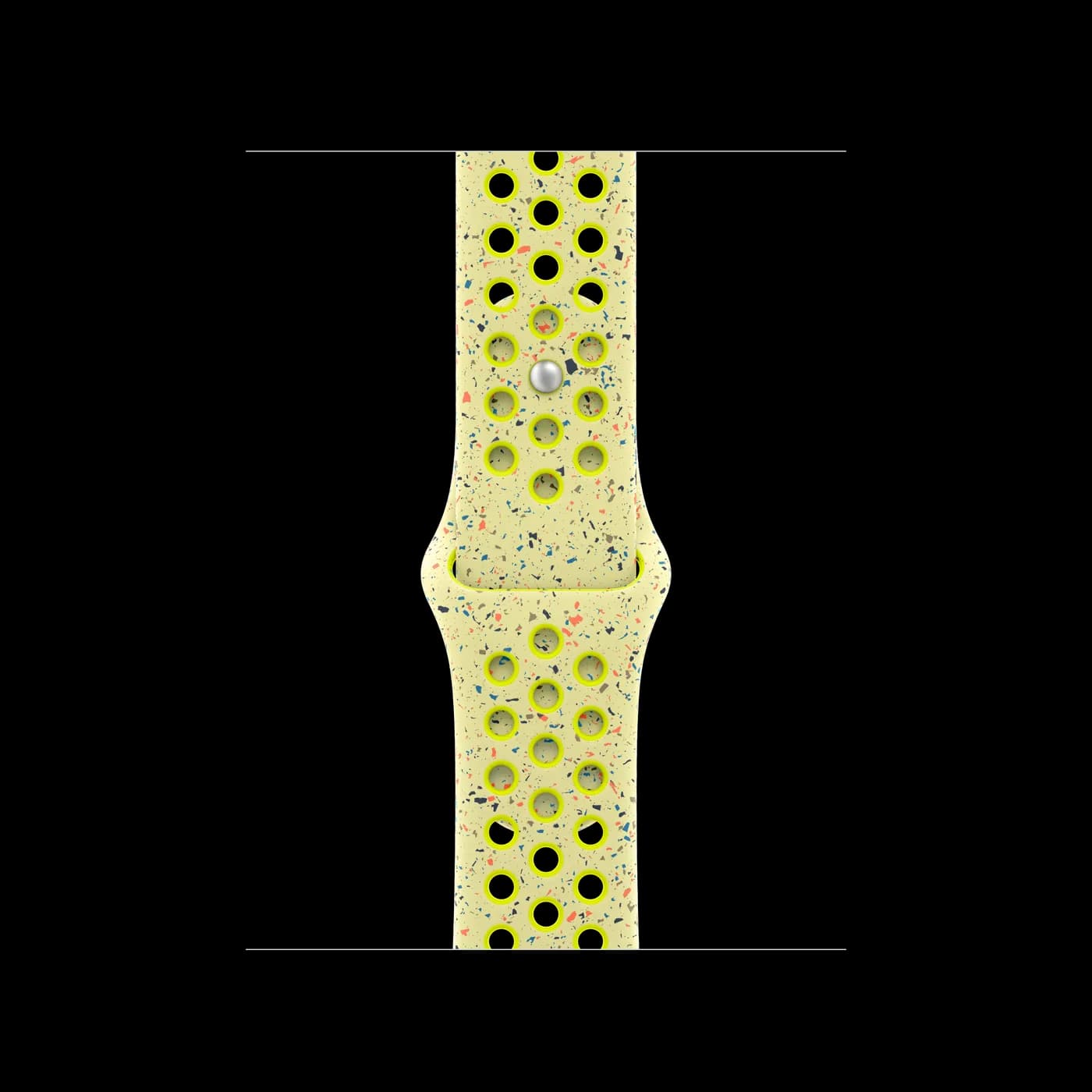 2024 Apple Watch Nike Sport Band — Volt Splash · 42mm · M/L