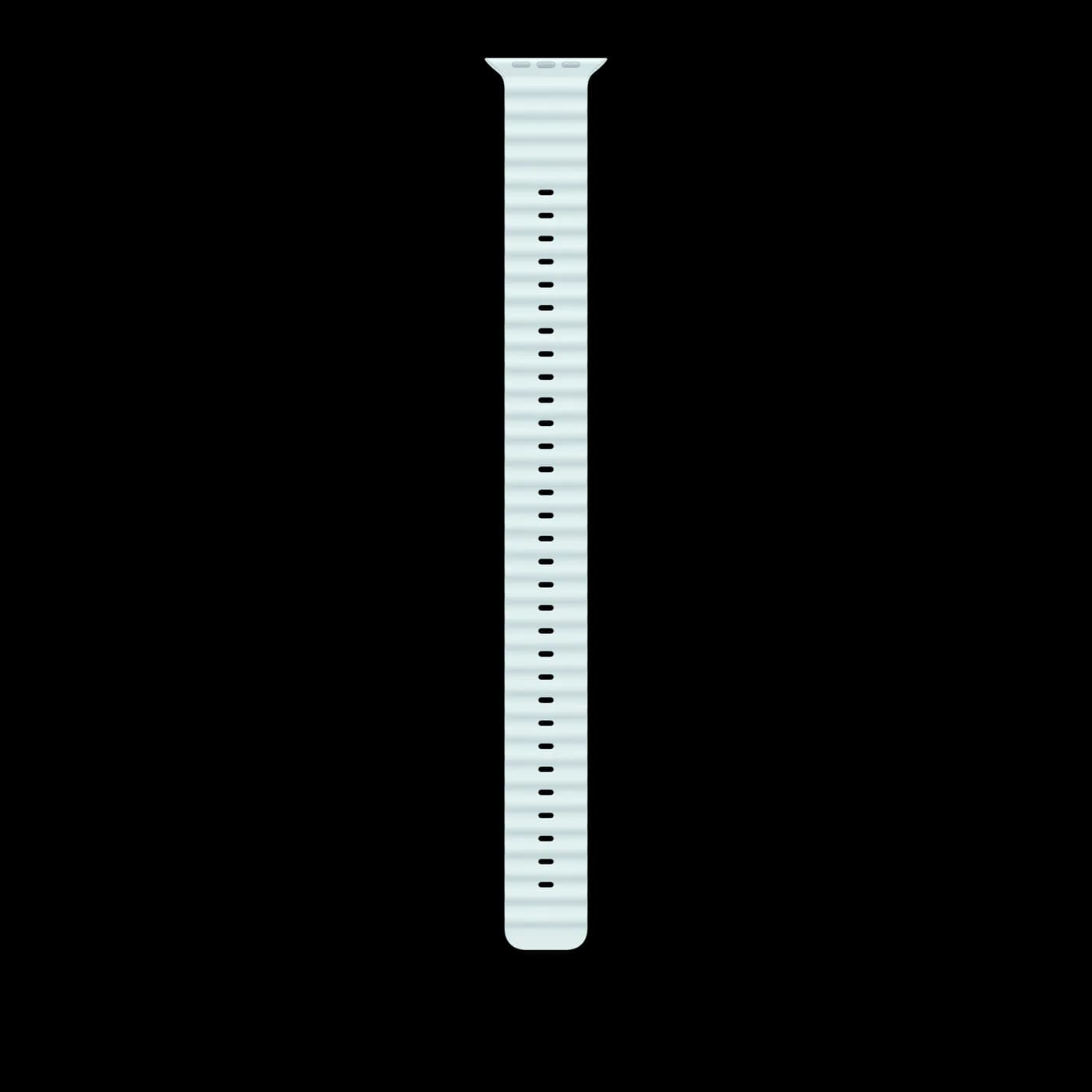 2024 Apple Watch Ocean Band Extension — Bleu glacier · Naturel