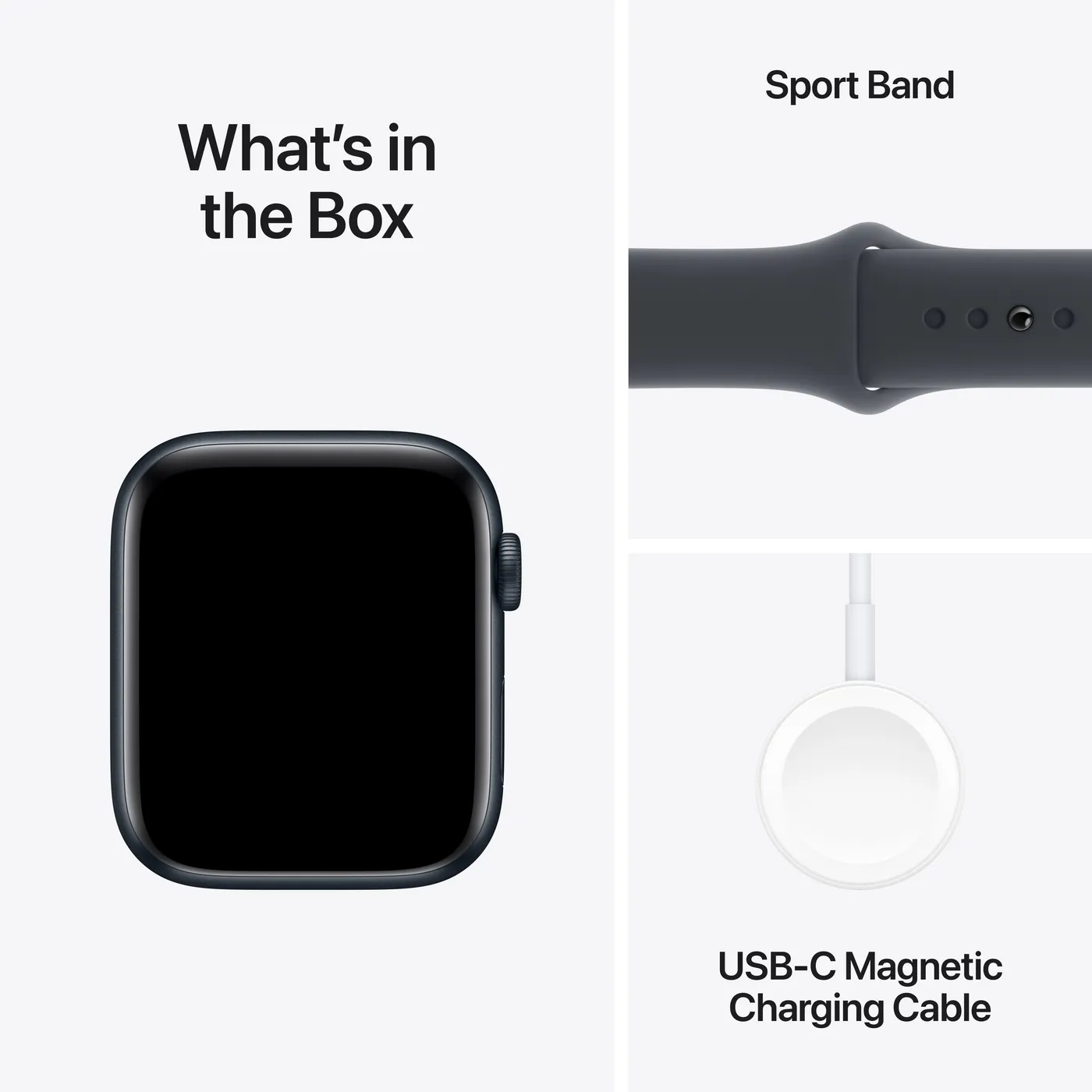 Apple Watch SE GPS 44 mm ponoćno aluminijsko kućište sa ponoćnim Sport Band-om - M/L — Apple Watch SE GPS 44 mm ponoćno aluminijsko kućište sa ponoćnim Sport Band-om - M/L