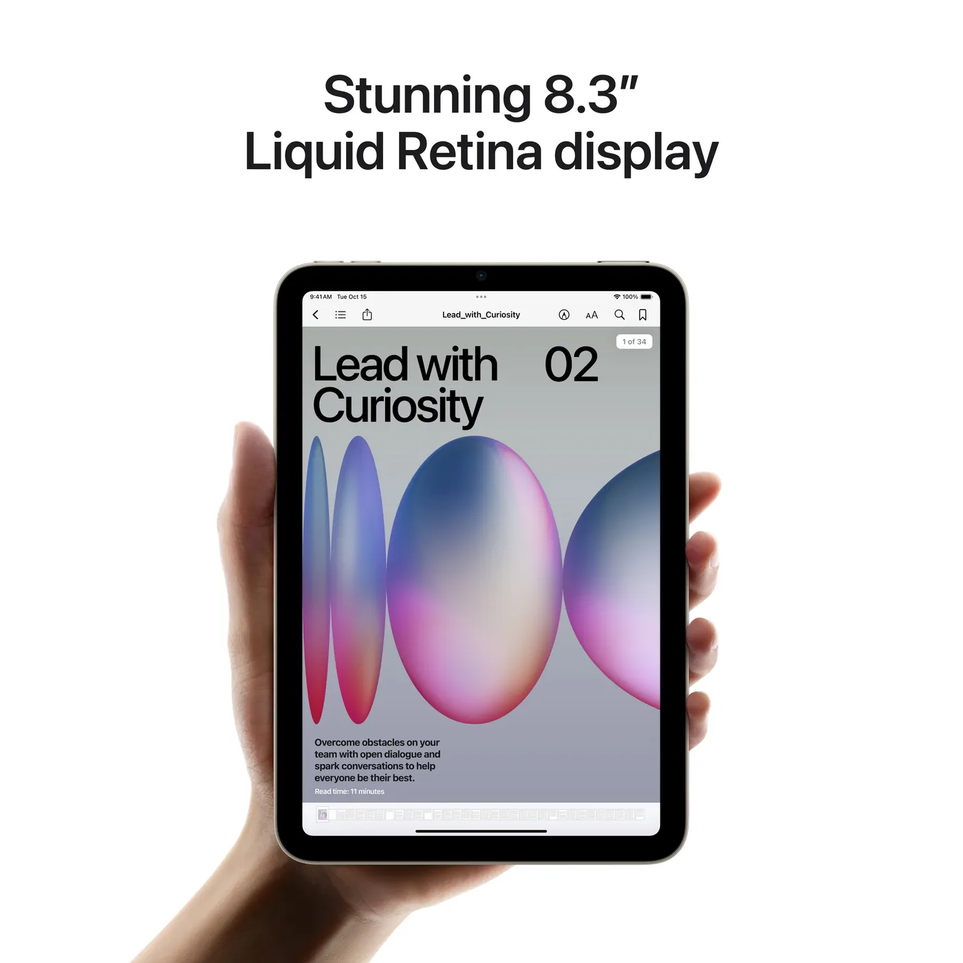 iPad mini A17 Pro — Gris sidéral · 128 Go · Wi-Fi