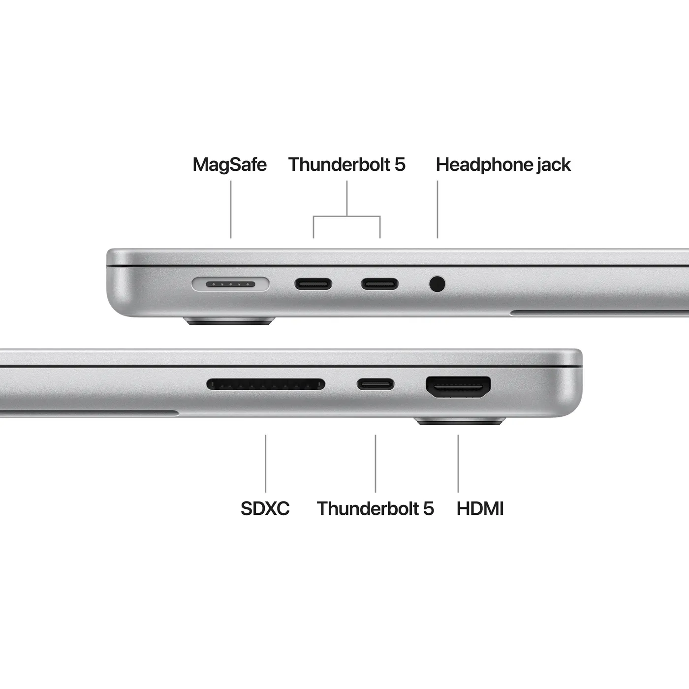 14-inch MacBook Pro M4 Max — Argent · Puce Apple M4 Max, CPU 14 cœurs et GPU 32 cœurs · 36 Go · 1 To