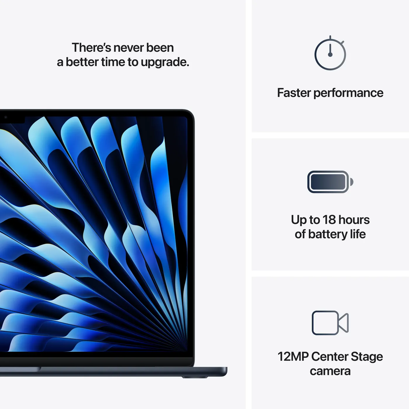 15-inčni MacBook Air: M4 10C CPU, 10C GPU, 32 Go, 2 To - Midnight - US English — 15-inčni MacBook Air: M4 10C CPU, 10C GPU, 32 Go, 2 To - Midnight - US English