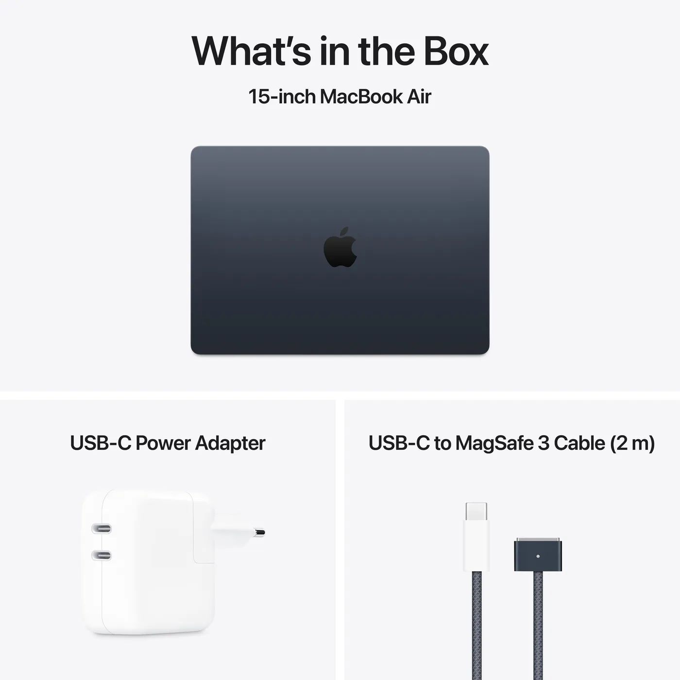 15-inčni MacBook Air: M4 10C CPU, 10C GPU, 32 Go, 2 To - Midnight - US English — 15-inčni MacBook Air: M4 10C CPU, 10C GPU, 32 Go, 2 To - Midnight - US English