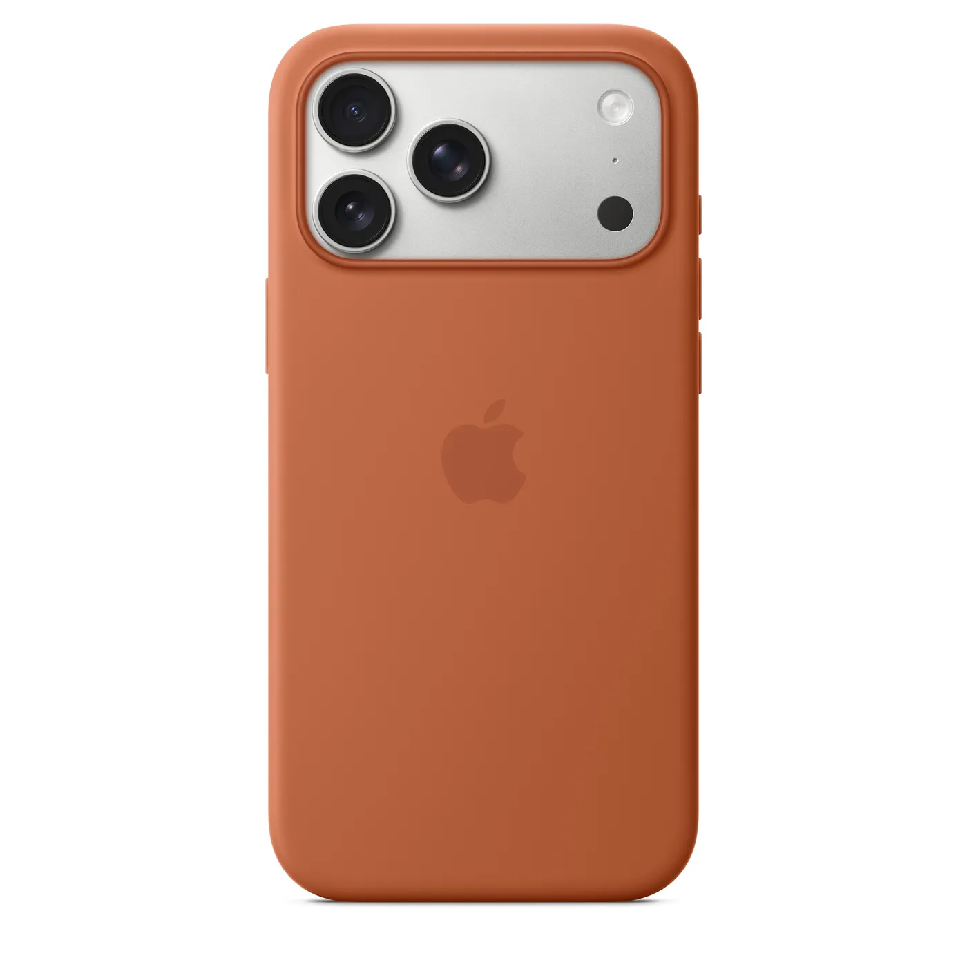 iPhone 17 Pro Max silikonska maska s MagSafe - terakota — iPhone 17 Pro Max silikonska maska s MagSafe - terakota